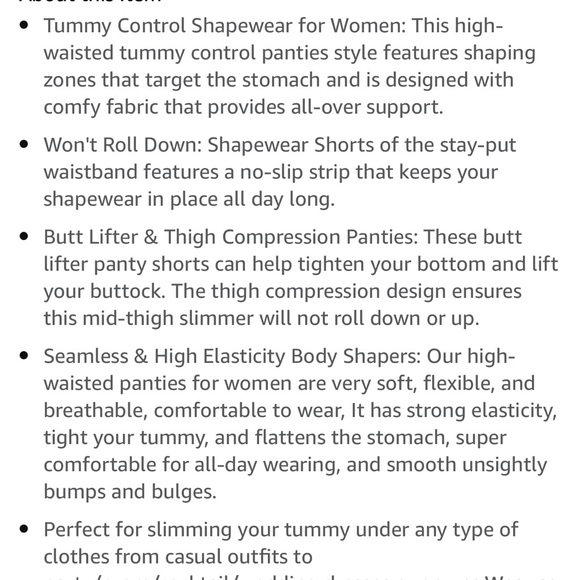Shaperx woman’s tummy control 2xl - Picture 2 of 2
